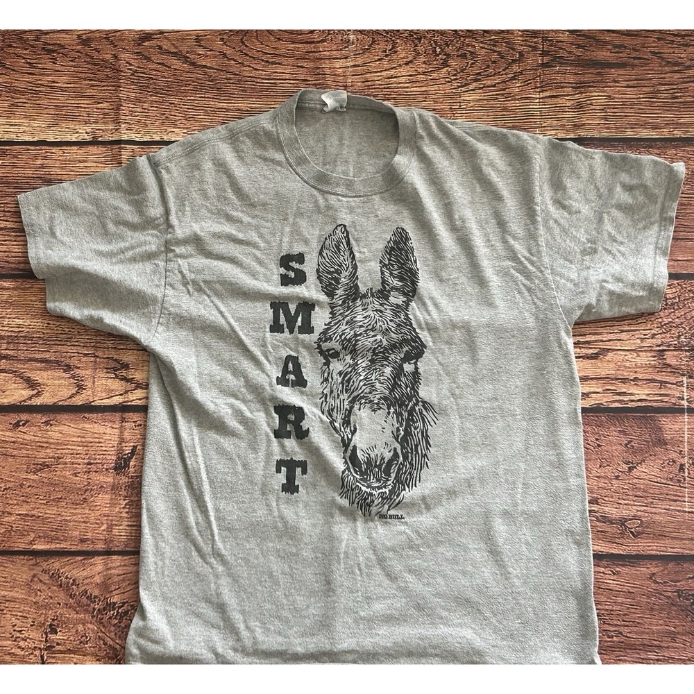 Smart Ass Athletic Heather Gray T-Shirt Men's Large Casual Tee
